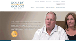 Desktop Screenshot of kolsbygordon.com